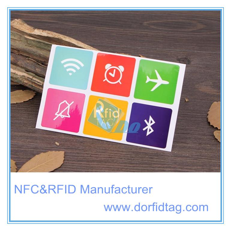 Dia25MM Printable Ntag216 PET NFC tag